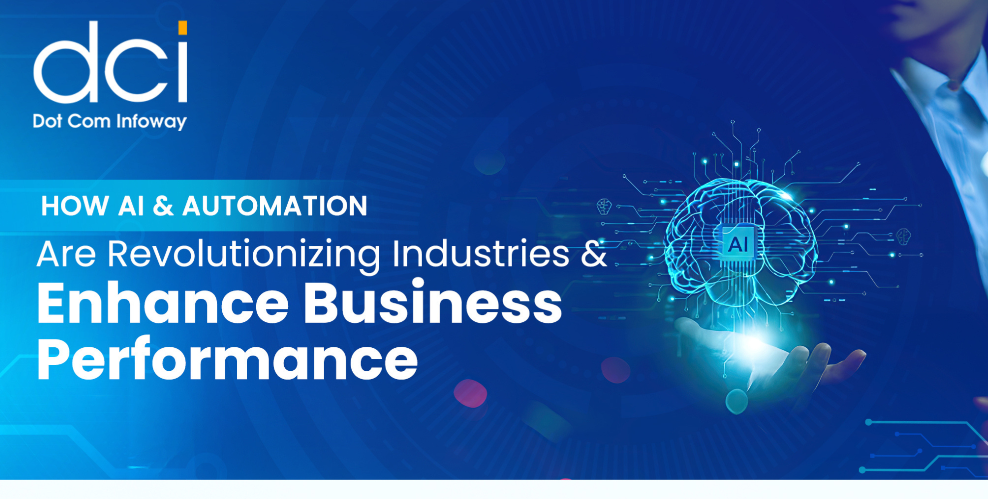 How AI and Automation Are Revolutionizing Industries and Enhancing Business Performance (Infographic)